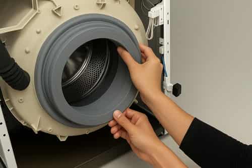 Waschmaschine dicht - Nachher