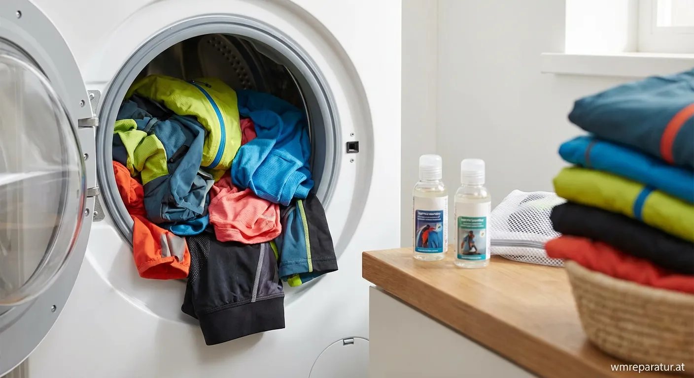 Waschmaschine mit Sport-Waschprogramm Einstellung