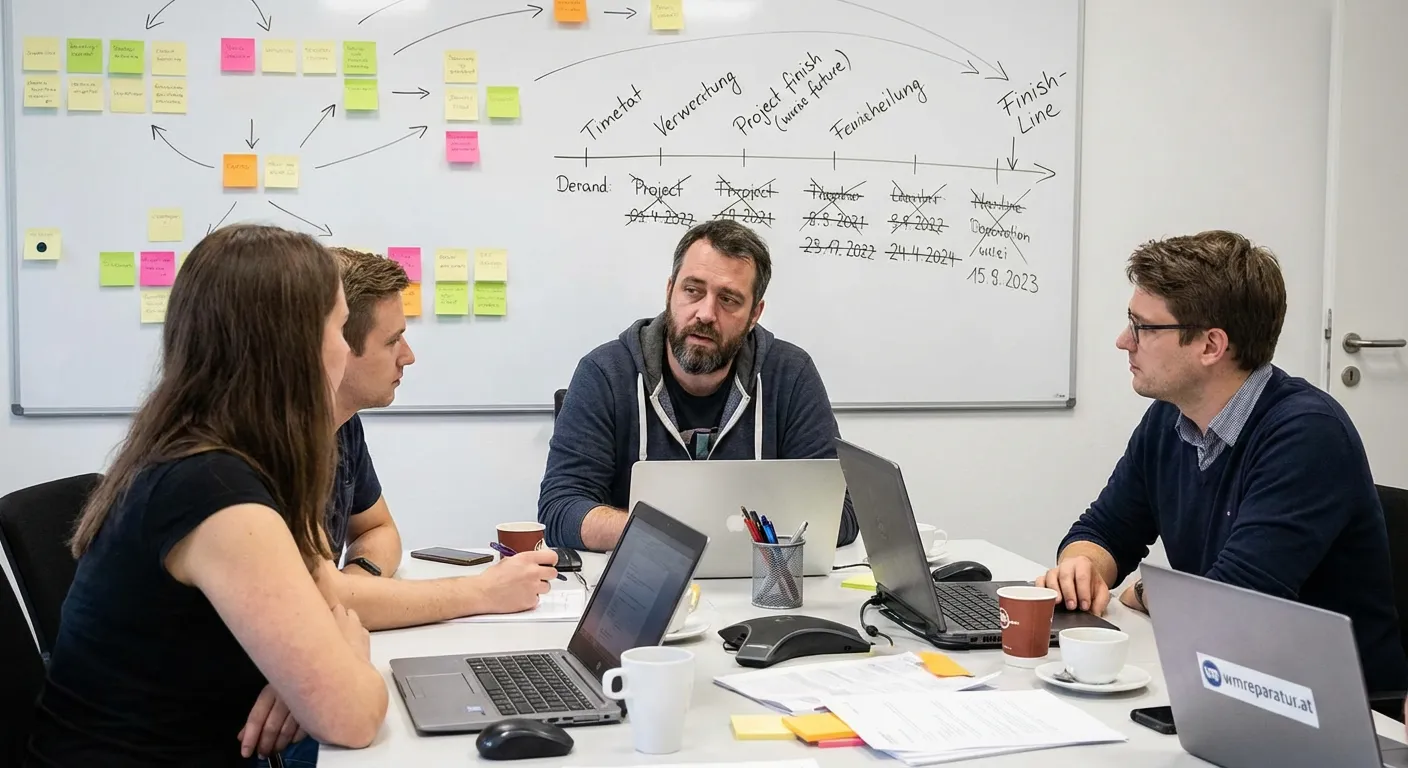 Waschmaschine Display zeigt Restlaufzeit an